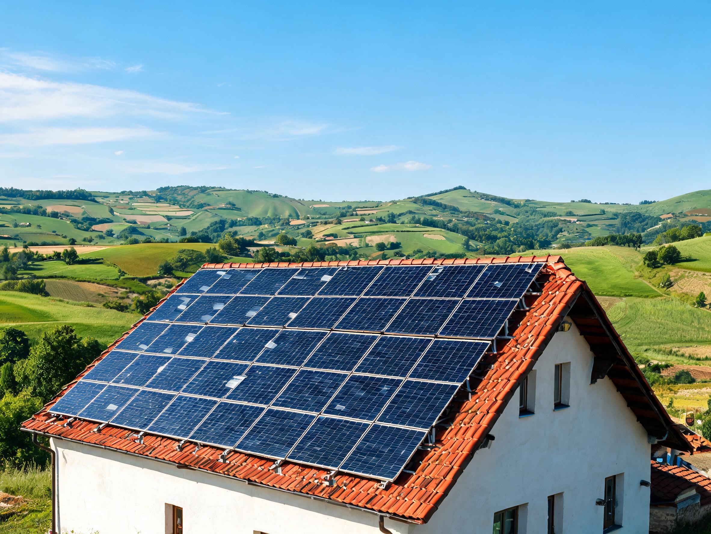 sisteme fotovoltaice pret Dambovita montate pe acoperis rezidential